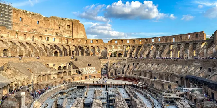 Inside the Colosseum